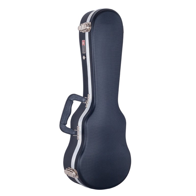 Crossrock, 0-String Soprano Ukulele, Super lightweight ABS Molded Hard Case in Black, (CRA860SUBK) - Image 1